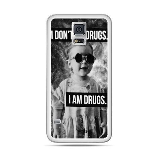 Etui, Samsung Galaxy S5 Neo, I don`t do drugs I am drugs EtuiStudio
