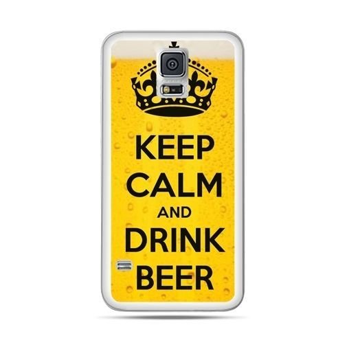 Etui, Samsung Galaxy S5 Neo, Keep calm and drink beer EtuiStudio