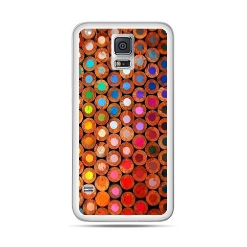 Etui, Samsung Galaxy S5 Neo, kolorowe kredki EtuiStudio