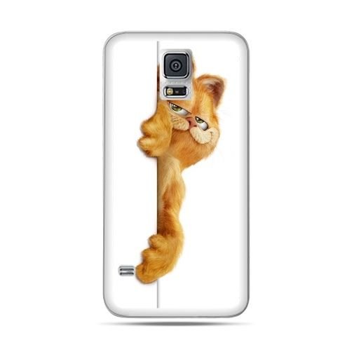 Etui, Samsung Galaxy S5 Neo, Kot Garfield EtuiStudio