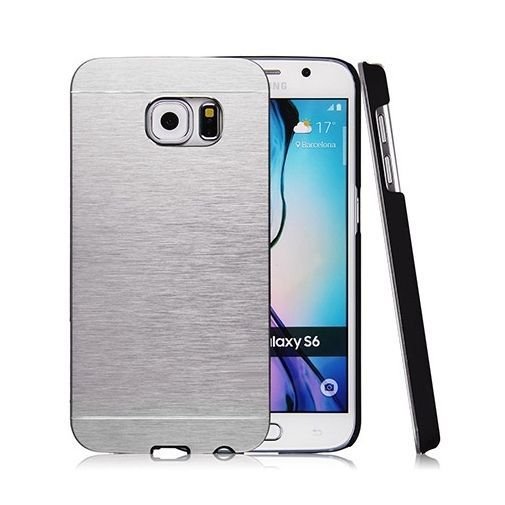 Etui, Samsung Galaxy S6, Motomo aluminiowe, srebrny EtuiStudio