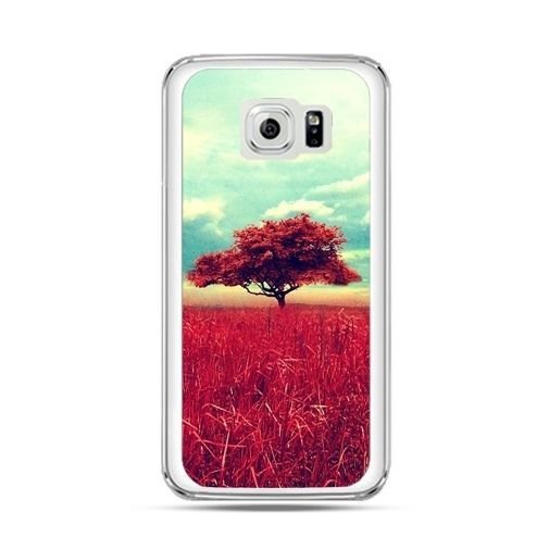 Etui, Samsung Galaxy S7, czerwone drzewo EtuiStudio