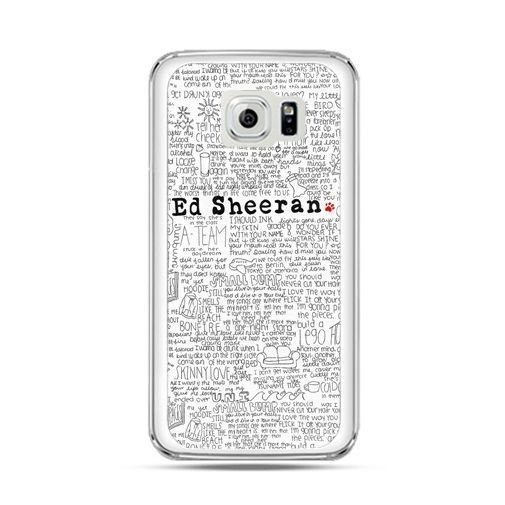 Etui, Samsung Galaxy S7, Ed Sheeran białe poziome EtuiStudio