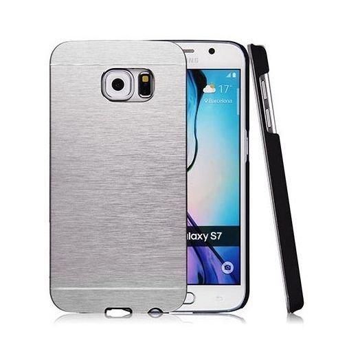 Etui, Samsung Galaxy S7 Edge, Motomo aluminiowe, srebrny EtuiStudio