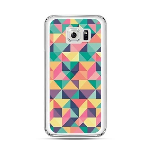 Etui, Samsung Galaxy S7, kolorowe trójkąty EtuiStudio