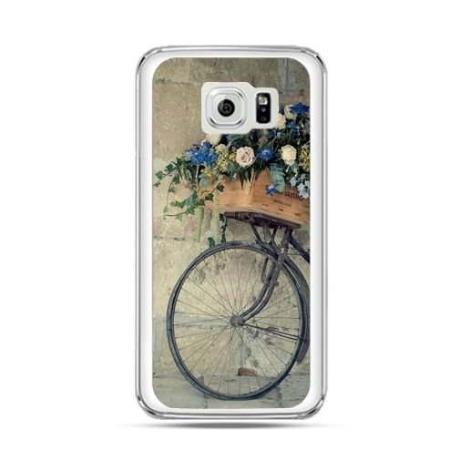 Etui, Samsung Galaxy S7, rower z kwiatami EtuiStudio