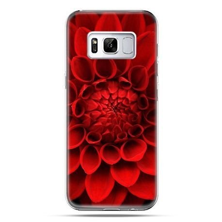 Etui, Samsung Galaxy S8, czerwona dalia EtuiStudio