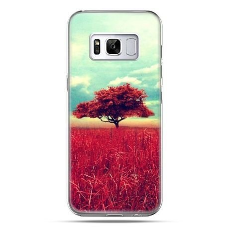 Etui, Samsung Galaxy S8, czerwone drzewo EtuiStudio