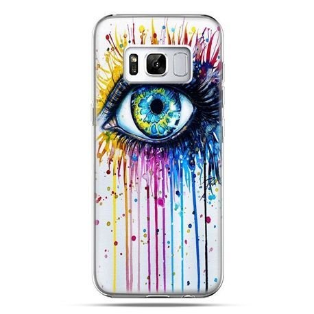 Etui, Samsung Galaxy S8, kolorowe oko EtuiStudio