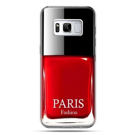 Etui, Samsung Galaxy S8, lakier do paznokci czerwony EtuiStudio