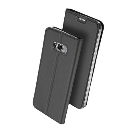 Etui, Samsung Galaxy S8, magnet pro skin, czarny EtuiStudio