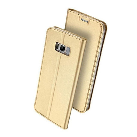 Etui, Samsung Galaxy S8, magnet pro skin, złoty EtuiStudio