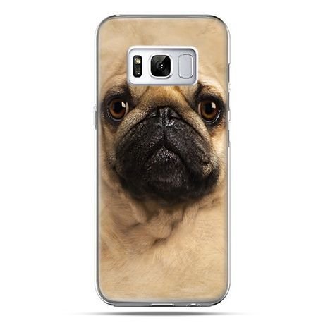 Etui, Samsung Galaxy S8 Plus, pies szczeniak Face 3d EtuiStudio