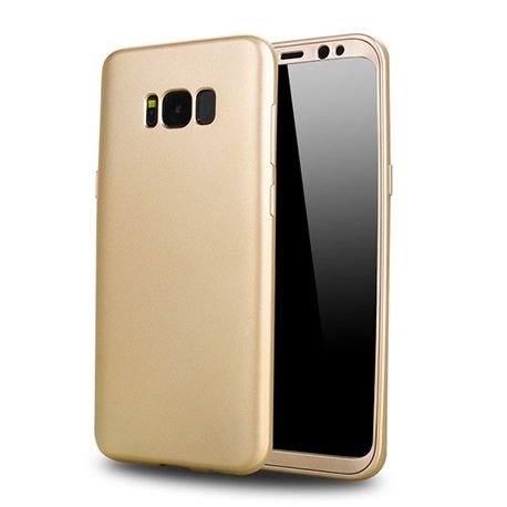 Etui, Samsung Galaxy S8 Plus Slim, 360, złoty EtuiStudio