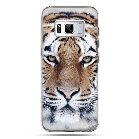 Etui, Samsung Galaxy S8 Plus, śnieżny tygrys EtuiStudio