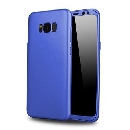 Etui, Samsung Galaxy S8 Slim, 360, niebieski EtuiStudio