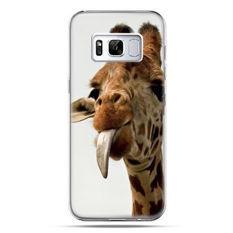 Etui, Samsung Galaxy S8, żyrafa z językiem EtuiStudio