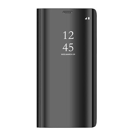 Etui, Samsung Galaxy S9, Flip Clear View z klapką, czarny EtuiStudio
