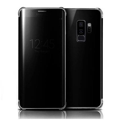 Etui, Samsung Galaxy S9 Plus, Flip Clear View z klapką, czarny EtuiStudio
