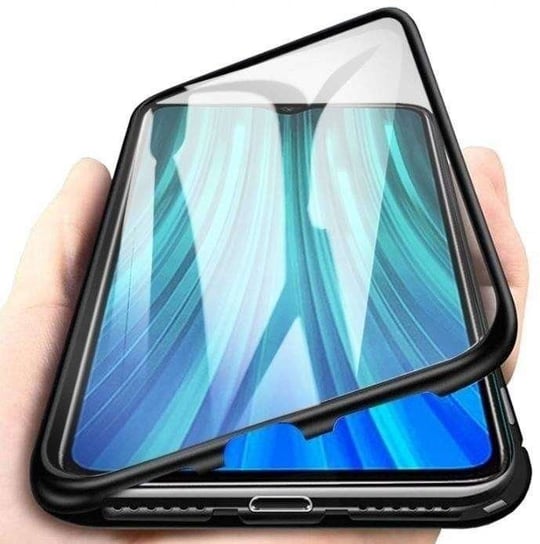 Etui Samsung Galaxy Samsung Galaxy S23 Plus Double Magnetic 360° Aluminium I Szkło Hartowane Czarne Nexeri