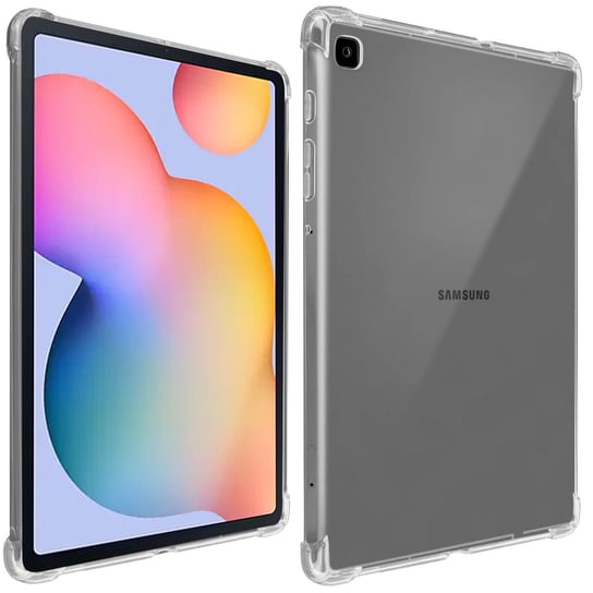 Etui Samsung Galaxy Tab S6 Lite Elastyczny silikon z bokami Bumper - Przezroczyste Avizar