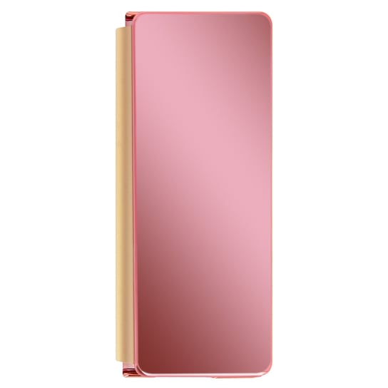 Etui Samsung Galaxy Z Fold 2 Clapet Translucent Mirror Ultracienkie różowe złoto Avizar