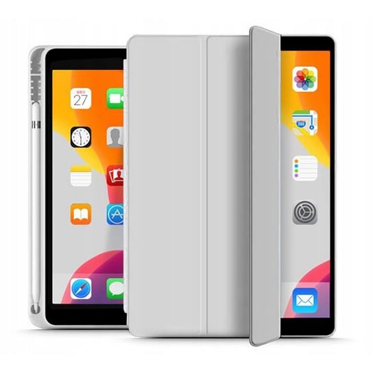 Etui Sc Pen do iPad 10.2 2019 / 2020 / 2021 Light Grey Braders