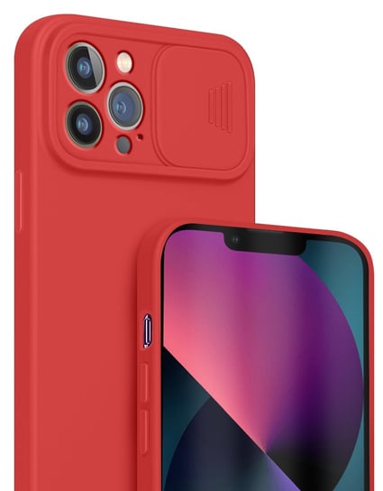 Etui SILICONE CamShield Szkło do iPhone 13 Pro Max Krainagsm