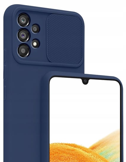 Etui SILICONE CamShield + Szkło do Samsung A33 5G Inna marka