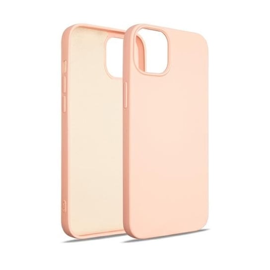 Etui SILICONE CASE do iPhone 15 Plus 6,7" różowo-złoty/rose gold Beline