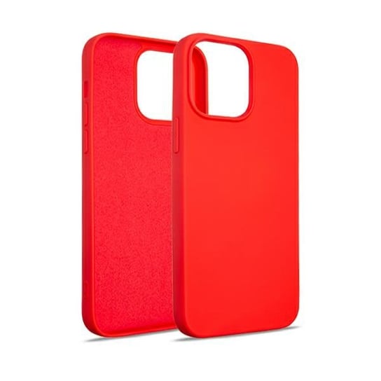 Etui SILICONE CASE do iPhone 15 Pro Max 6,7" czerwony/red Beline