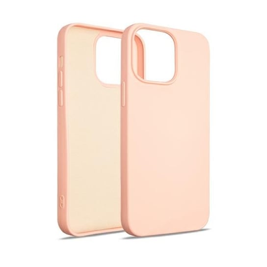 Etui SILICONE CASE do iPhone 15 Pro Max 6,7" różowo-złoty/rose gold Beline