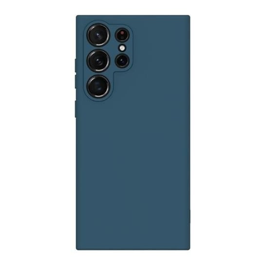Etui SILICONE CASE do Samsung S23 Ultra S918 niebieski/blue Beline