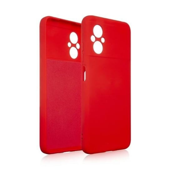 Etui SILICONE CASE do Xiaomi Poco M5 czerwony/red Beline