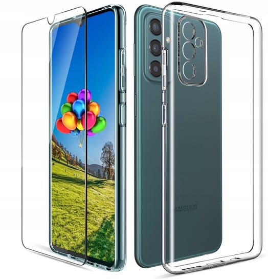 Etui SILICONE Case + Szkło do Samsung Galaxy M13 Krainagsm
