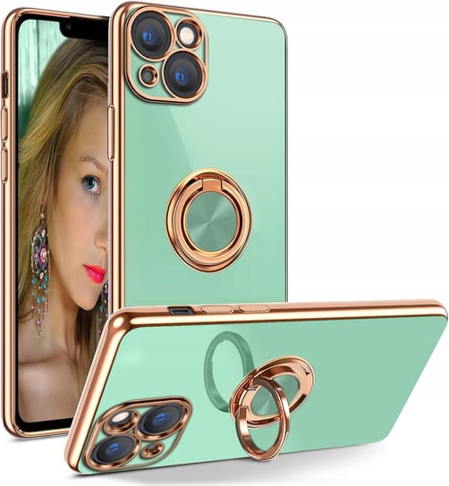 Etui Silicone Ring + Szkło do Apple iPhone 14 Plus Inna marka