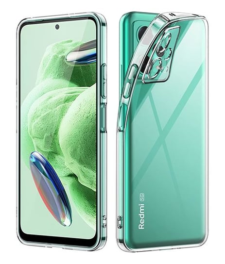 Etui silikonowe 2mm do XIAOMI REDMI NOTE 12 5G / POCO X5 obudowa pokrowiec MARTECH