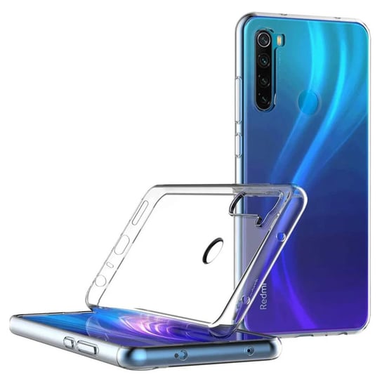 Etui silikonowe 2mm XIAOMI REDMI NOTE 8T przezroczyste obudowa case na tył MARTECH