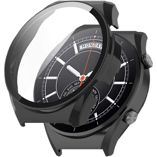 Etui silikonowe 2w1 nakładka folia ochronna Alogy do Huawei Watch GT 3 42mm Czarne 4kom.pl