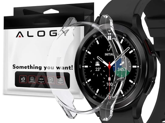 Etui silikonowe Alogy case do Samsung Galaxy Watch 4 Classic 42mm Przezroczyste 4kom.pl