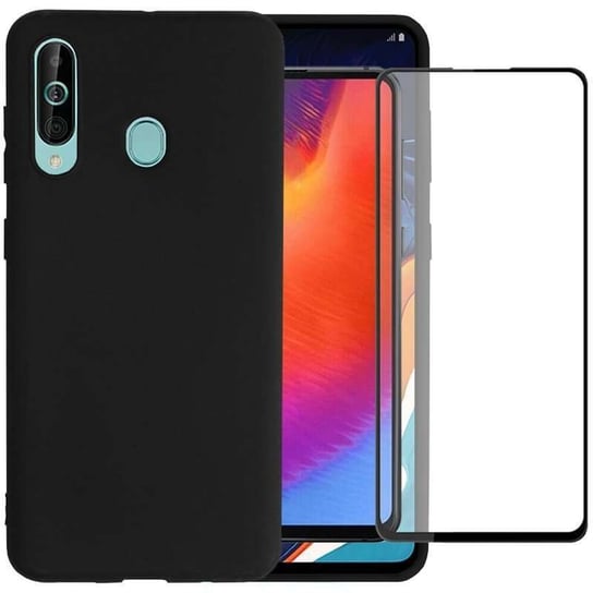 Etui silikonowe Alogy slim case do Samsung Galaxy A60 czarne + Szkło Alogy 5D Samsung Electronics