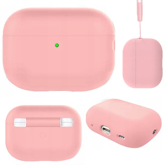 Etui silikonowe Artnico do AirPods Pro 2 różowe Tak