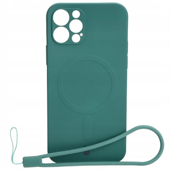 Etui silikonowe Bizon do iPhone 12 Pro, case, cover, obudowa, MagSafe Bizon