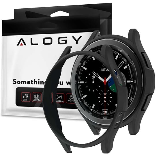 Etui silikonowe do Huawei Watch GT 2 Sport/ Classic 46mm Alogy case Czarne 4kom.pl