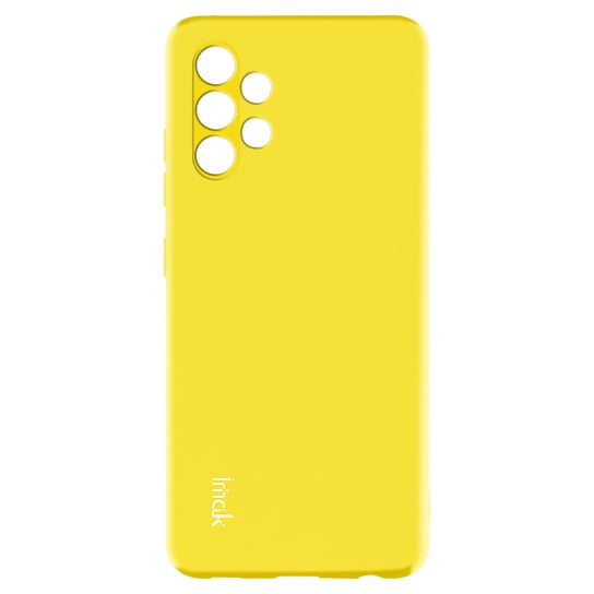 Etui Silikonowe Etui Samsung Galaxy A32 Matowa żółta elastyczna folia IMAK