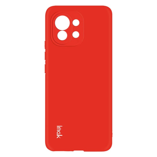 Etui Silikonowe Etui Xiaomi Mi 11 Matowe czerwone Elastyczna folia IMAK