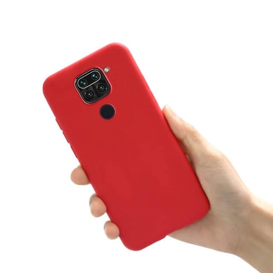 Etui Silikonowe Ochronne Xiaomi Redmi Note 9 Czerwony Xiaomi