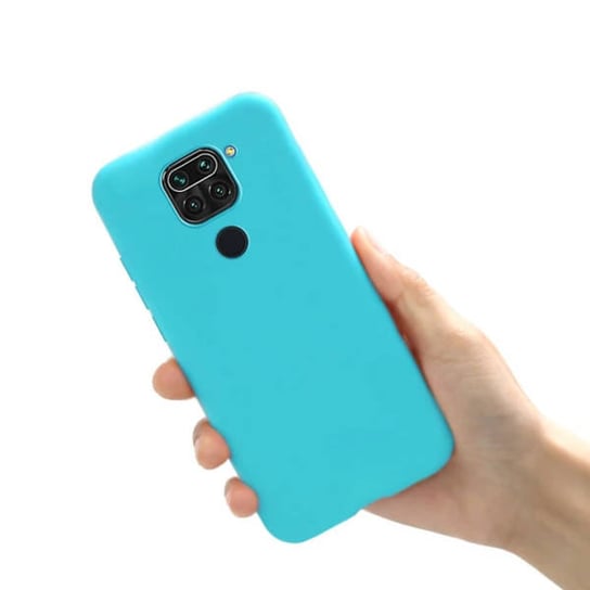 Etui Silikonowe Ochronne Xiaomi Redmi Note 9 Niebieski Jasny Xiaomi