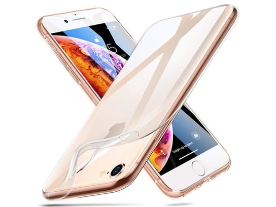 Etui silikonowe przezroczyste do Apple iPhone 7/8/SE 2020 Crystal Case 4kom.pl