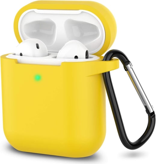 Etui silikonowe Vanfone do Apple AirPods 1/2, żółte Vanfone